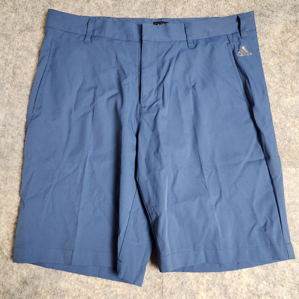 Adidas Ultimate365 Shorts Men 34x9 Blue Golf Stretch Performance Lightweight